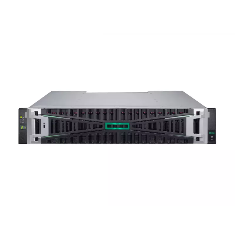 HPE Modular Smart Array 2070 16Gb Fibre Channel SFF Storage - 7. generacja - Hybrydowa macierz flash - 0 TB - 24 wnęki SFF - Montaż w szafie 2U