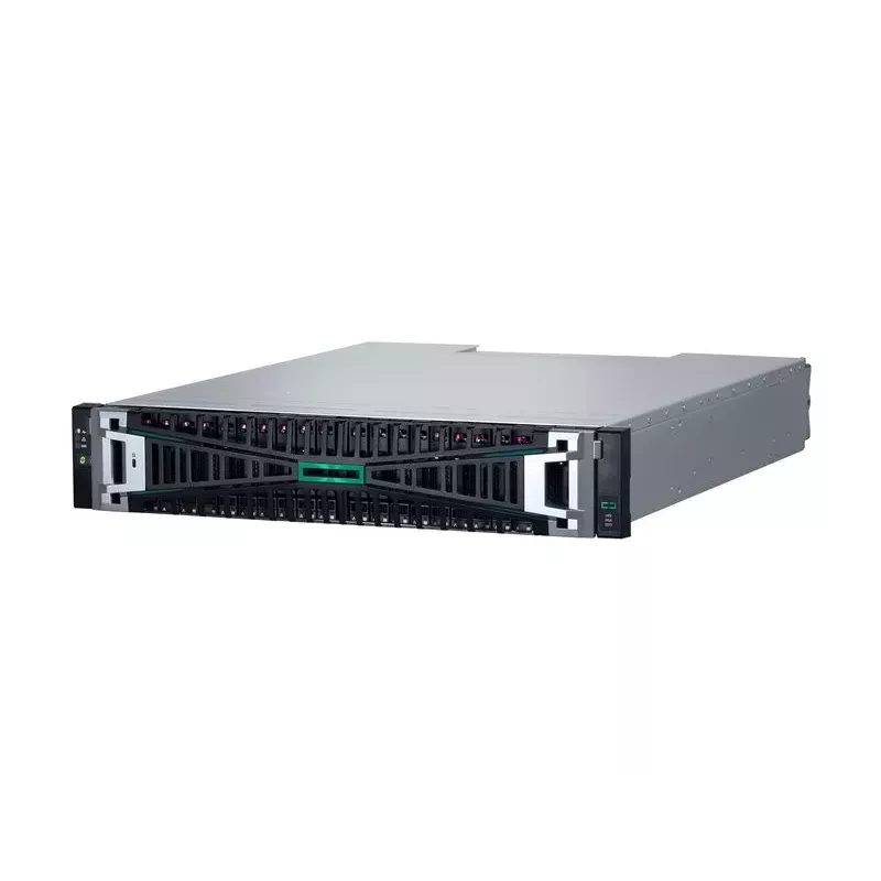 HPE Modular Smart Array 2070 16Gb Fibre Channel SFF Storage - 7. generacja - Hybrydowa macierz flash - 0 TB - 24 wnęki SFF - Montaż w szafie 2U