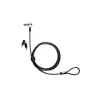 HP Nano MK Lock - Zamek kablowy na klucz do gniazda Kensington Nano Security, linka stalowa ocynkowana 1,83 m, czarno-srebrny