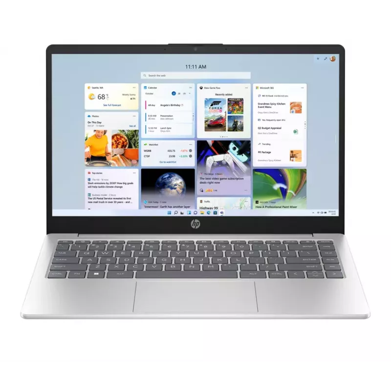 HP Laptop 14-em0021ne, AMD Ryzen 5 7520U, 8GB RAM, 256GB SSD, 14.0 inch FHD, Natural Silver, Windows 11 Home (produkt odnowiony)