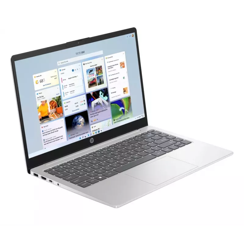 HP Laptop 14-em0021ne, AMD Ryzen 5 7520U, 8GB RAM, 256GB SSD, 14.0 inch FHD, Natural Silver, Windows 11 Home (produkt odnowiony)