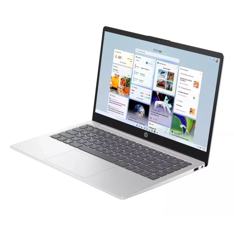 HP Laptop 14-em0021ne, AMD Ryzen 5 7520U, 8GB RAM, 256GB SSD, 14.0 inch FHD, Natural Silver, Windows 11 Home (produkt odnowiony)