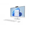 HP All-in-One 27-cr0051na, AMD Ryzen 7 7730U, 16 GB RAM, 512 GB SSD, 27 inch Full HD IPS, Windows 11 Home, Biały (produkt odnowiony)
