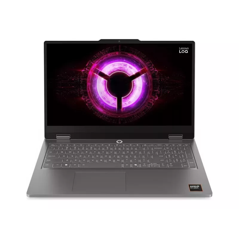 Lenovo LOQ Essential 15ARP11 AMD Laptop, 15.6 inch FHD IPS, AMD Ryzen 7, 16GB DDR5, 512GB SSD, NVIDIA GeForce RTX 5060, Windows 11 Home, Luna Grey