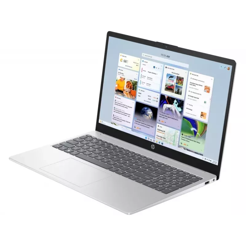 HP Laptop 15-fd0325ne, Intel Core Ultra 5 120U, 24GB RAM, 512GB SSD, 15.6 inch Full HD, Windows 11 Home, Srebrny