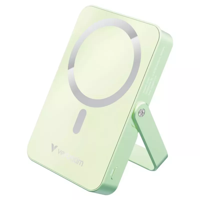 Verbatim Charge 'n' Go Magnetyczny Bezprzewodowy Power Bank z Podstawką 10000mAh USB-C PD 3.0 Zielony