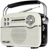 SVEN SRP-500 Przenośny głośnik Bluetooth, biały (3W, radio FM/AM/SW, USB, microSD, AUX, bateria)