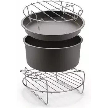 Zestaw akcesoriów TEFAL Easy Fry do frytownic OBH Nordica XXL - blacha do pieczenia, stojak na szaszłyki, 5 szaszłyków