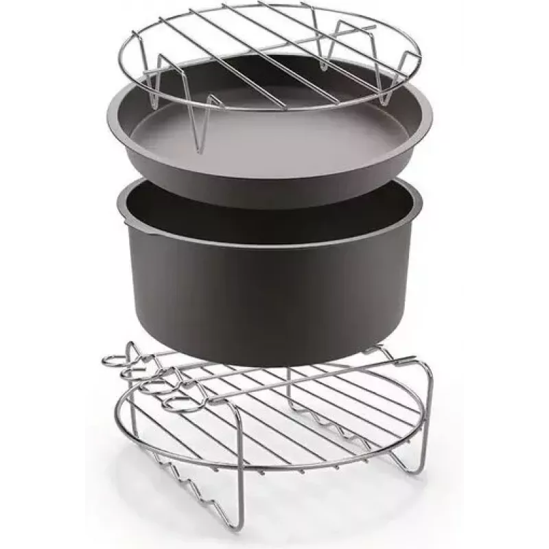 Zestaw akcesoriów TEFAL Easy Fry do frytownic OBH Nordica XXL - blacha do pieczenia, stojak na szaszłyki, 5 szaszłyków