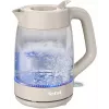 Tefal Morning Glass Kettle KO2G0BE0 1.7L 2200W Transparent/Czarny