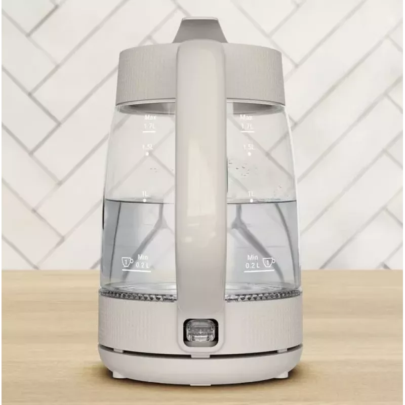 Tefal Morning Glass Kettle KO2G0BE0 1.7L 2200W Transparent/Czarny