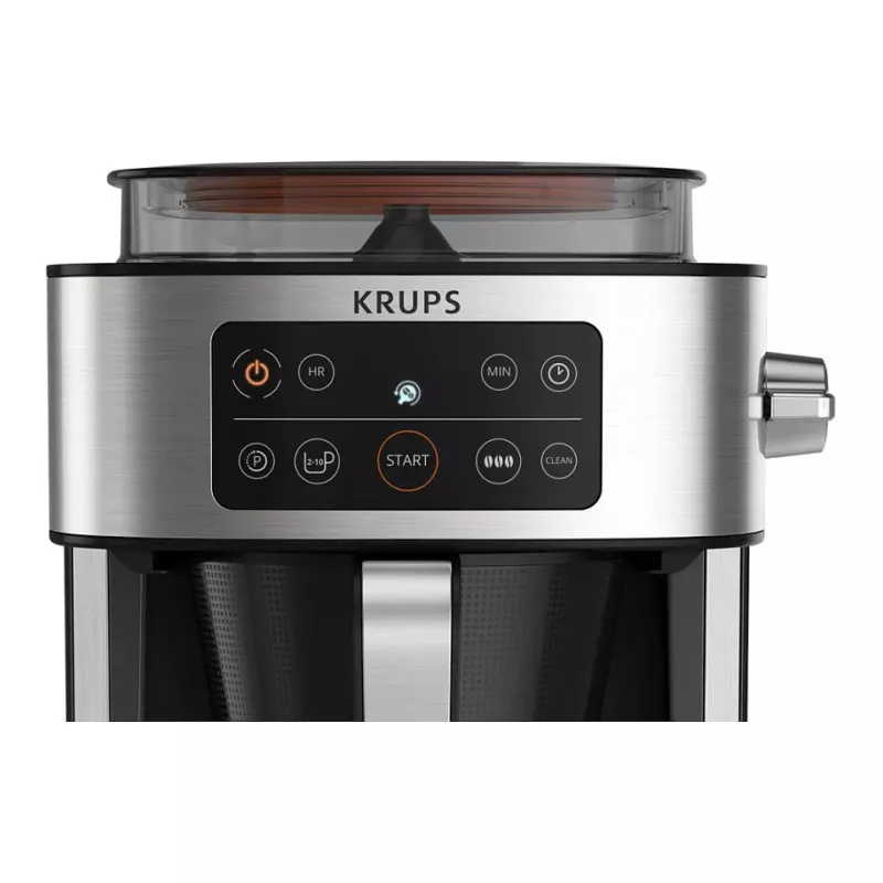 Ekspres do kawy filtracyjnej KRUPS KM760D Aroma, czarny, 2-10 filiżanek