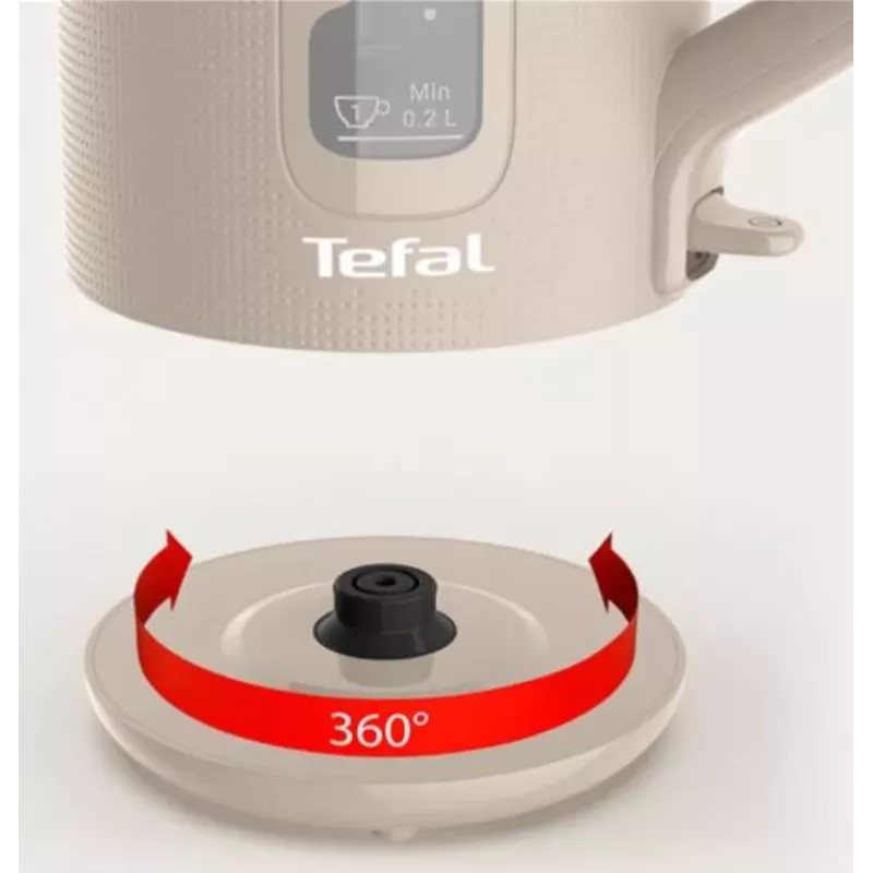 Tefal KO2M0B10 Morning Kettle, Beżowy, 1.7L, 2400W