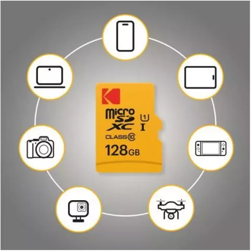 Karta pamięci Kodak MicroSDXC 128GB UHS-I U3 Ultra