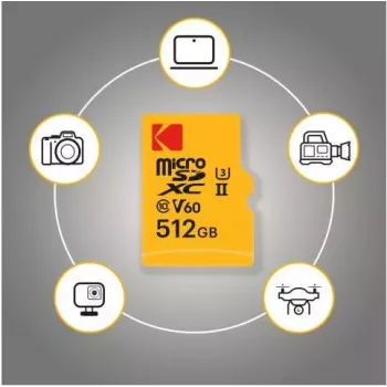 Kodak MicroSDXC 128GB UHS-II U3 A1 V60 Ultra Pro