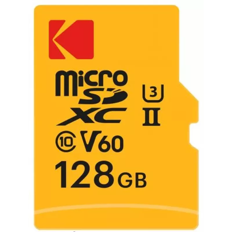Kodak MicroSDXC 128GB UHS-II U3 A1 V60 Ultra Pro