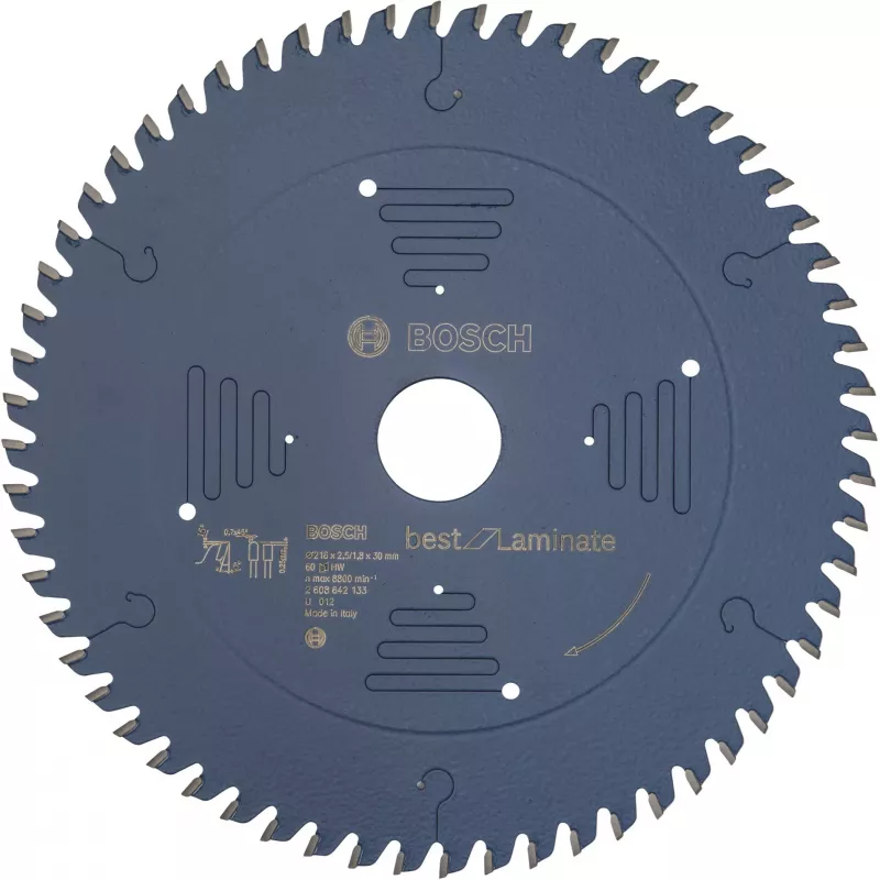 Bosch 2608642133 Optiline Wood Circular Saw Blade 216mm 60 Teeth HLTCG do laminatu