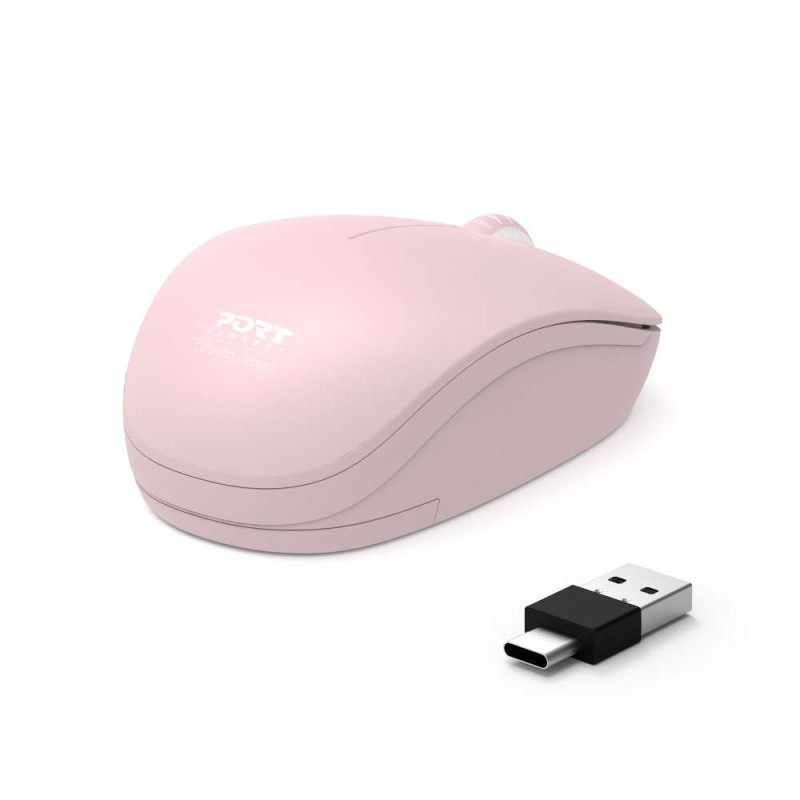 PORT CONNECT Mouse Collection II Wireless 2.4 GHz Pink