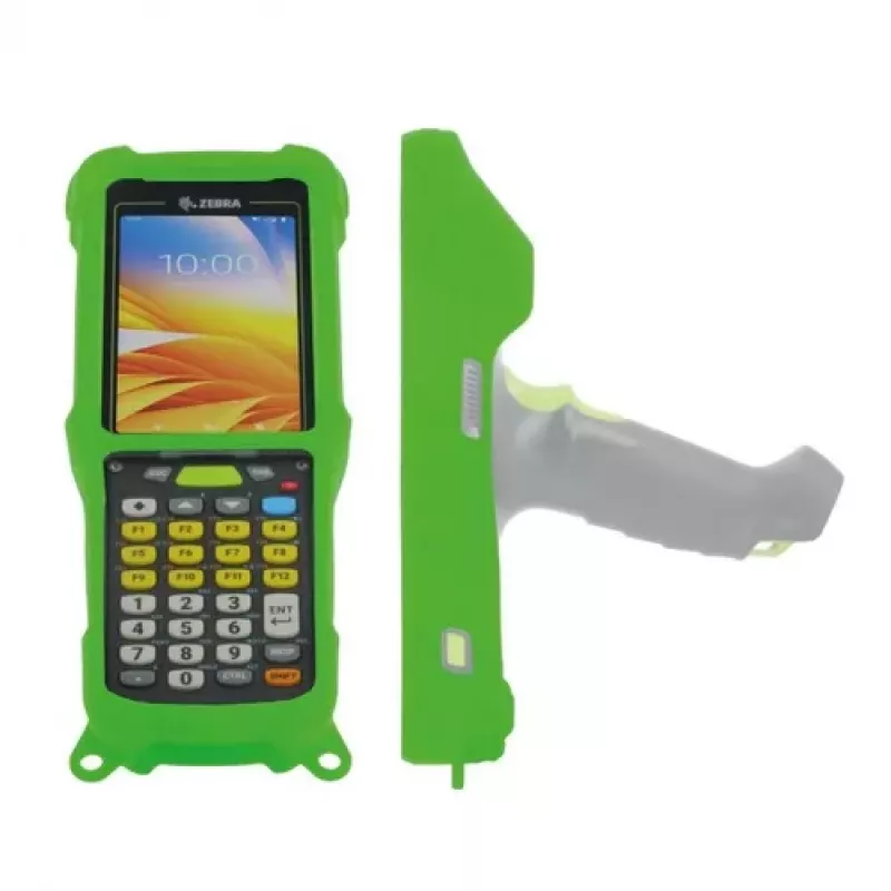 Mobilis Silikonowa Wytrzymała Obudowa do Zebra MC9400 MC9450 Safety Green 802C