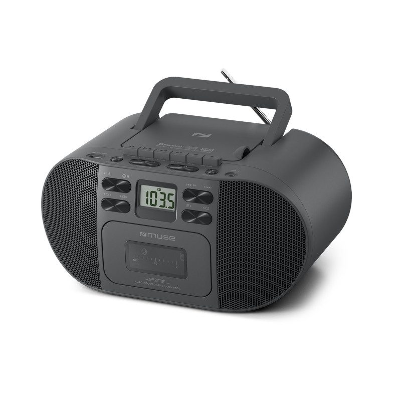 Muse M-188RDC CD Boombox z Bluetooth, radiem FM, USB, czarny