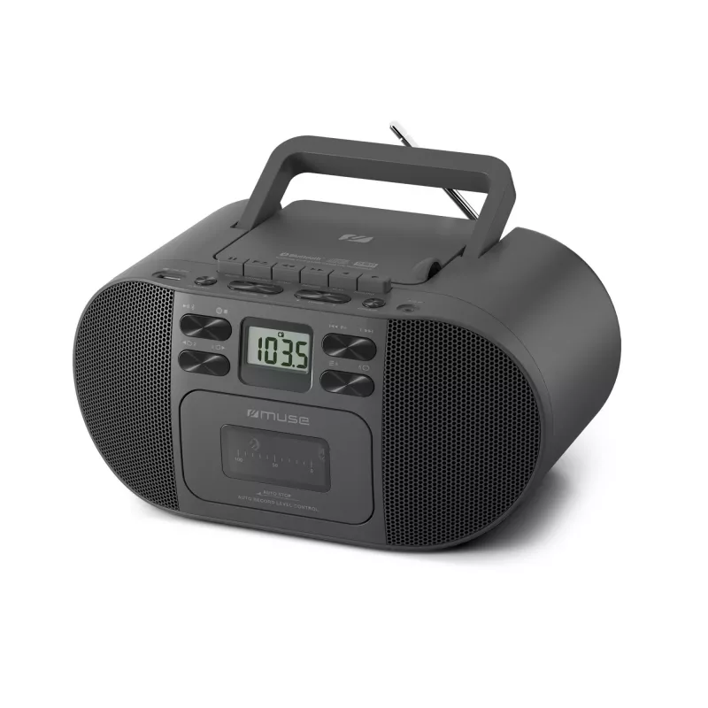 Muse M-188RDC CD Boombox z Bluetooth, radiem FM, USB, czarny