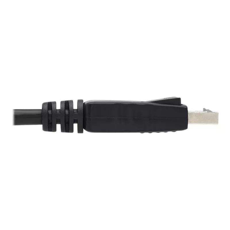 Tripp Lite Series DisplayPort Cable with Latching Connectors, 4K 60 Hz (M/M), Black, 6 ft