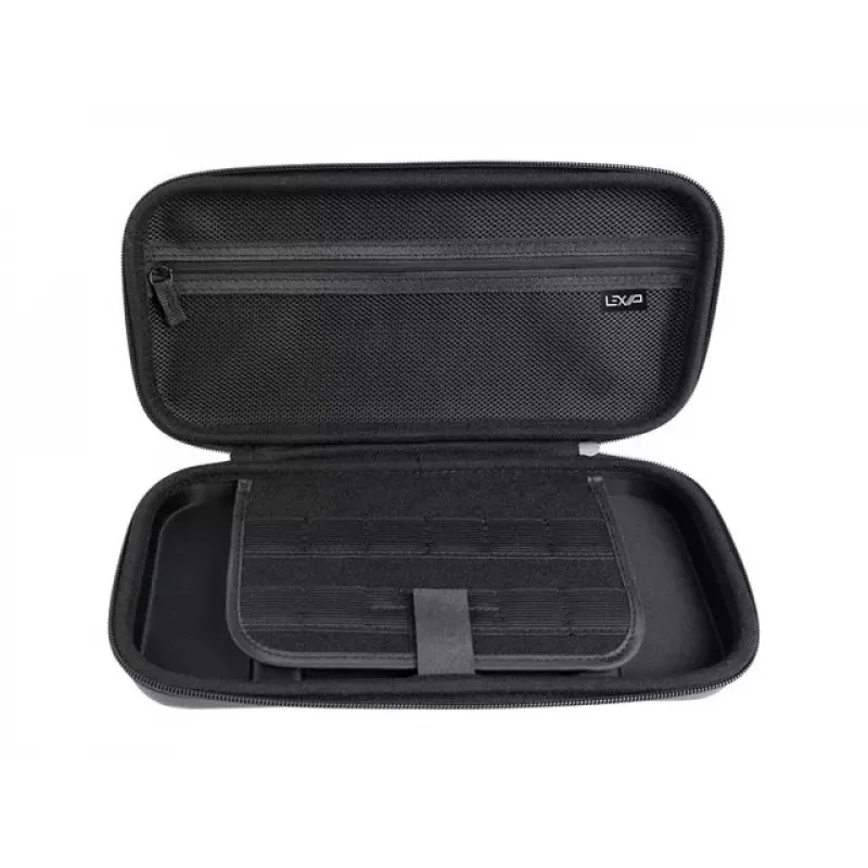 LEXIP Carry and Protect Case dla Nintendo Switch / Switch OLED – Czarny, twarda skorupa EVA, etui podróżne