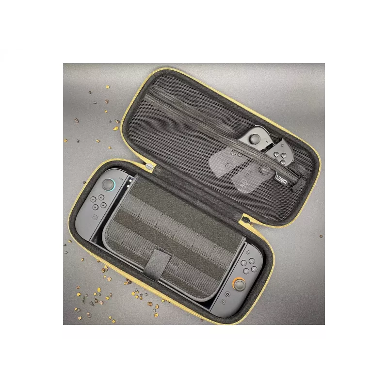 LEXIP x WARNER HL Ancient Switch 2 Case - Twarde etui podróżne do Nintendo Switch, Switch OLED, Switch Lite - Hogwarts Legacy Ancient Edition - Czarno-szare