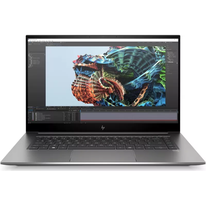 HP ZBook Studio G8 Laptop, Intel Core i7-11800H, 32 GB RAM, 1 TB SSD, 15.6 inch Full HD, NVIDIA RTX A2000, Windows 10 Pro, Dark Ash Silver