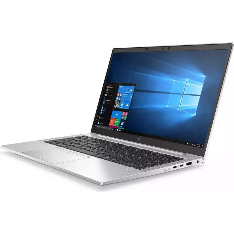 HP EliteBook 840 G7 Laptop, Intel Core i7-10610U, 16GB RAM, 512GB SSD, 14.0 inch FHD IPS, Pike Silver, Windows 10 Pro (produkt odnowiony)