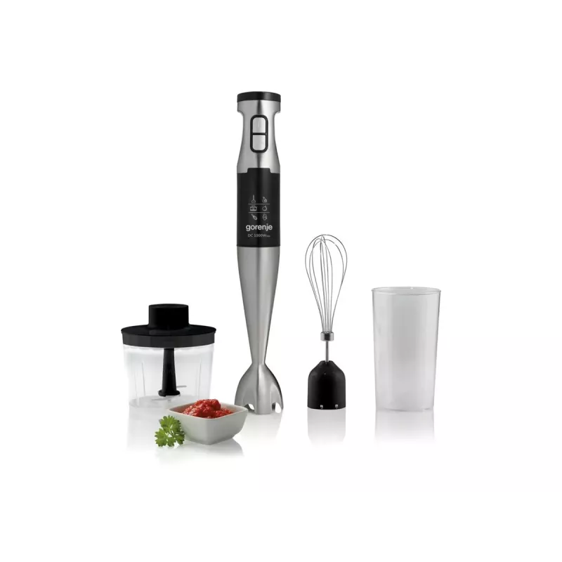 Blender ręczny Gorenje HBX1000E 1000W Czarny Pojemnik plastikowy 0.5L