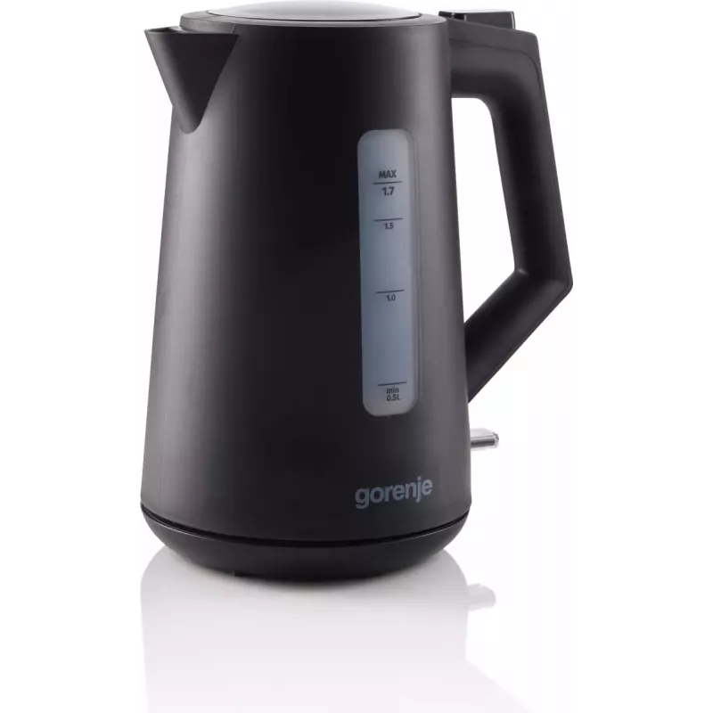 Gorenje K17OPB Czajnik elektryczny 2200 W 1.7 L Plastik Czarny Obrotowa podstawa 360°
