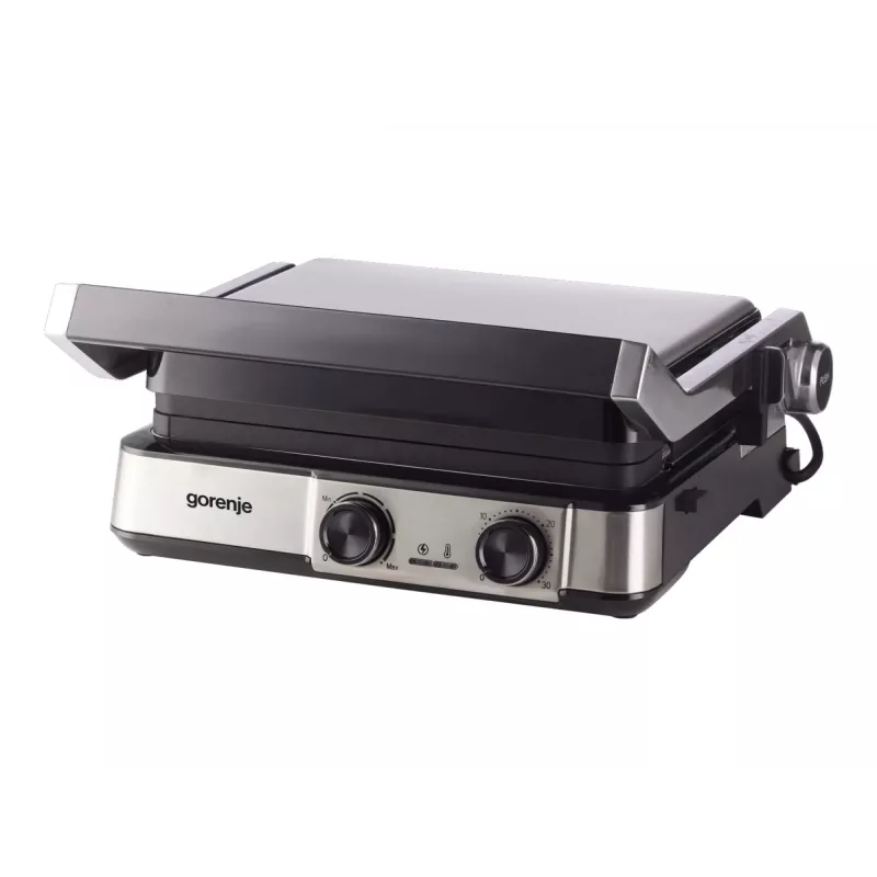 Gorenje GCG2000MT Multifunkcyjny Grill Elektryczny, Stałe Płyty, Czarny, 2000 W