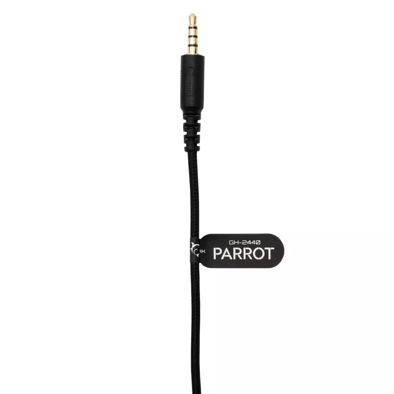 White Shark PARROT GH-2440 Czarny Zestaw Słuchawkowy do Gier