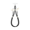 SBOX LANYARD BLACK USB-C do USB-C Kabel 1,5m Czarny