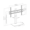 SBOX FS-306 Podstawa podłogowa do telewizora LED (37-75 inch)