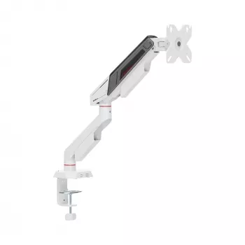 White Shark KHUFU-I GMS-3210 Jednostanowiskowy uchwyt biurkowy do monitorów 17 inch-32 inch, czarny