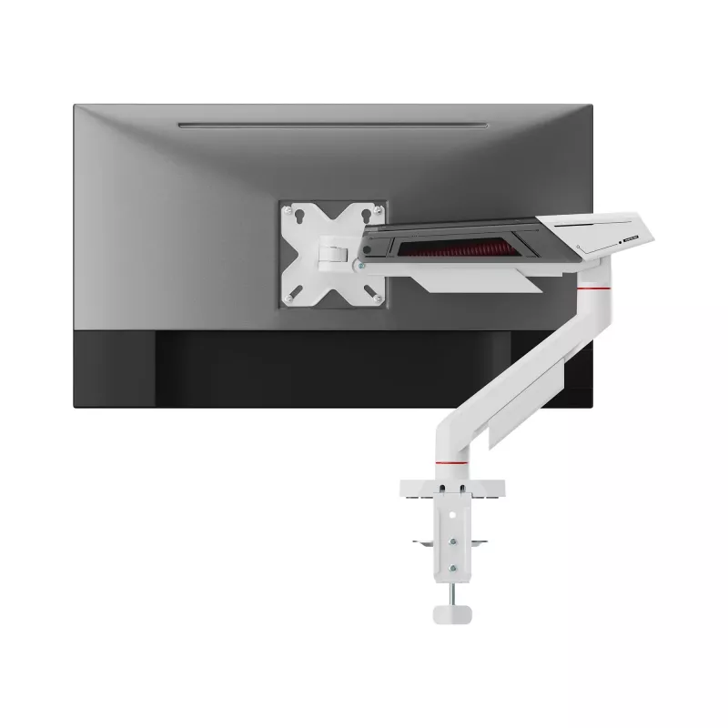 White Shark KHUFU-I GMS-3210 Jednostanowiskowy uchwyt biurkowy do monitorów 17 inch-32 inch, czarny