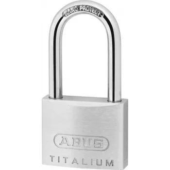 ABUS 64TI/40HB40 KD Kłódka Titalium z różnym kluczem, wysoki kabłąk, poziom bezpieczeństwa 5