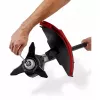 EINHELL Professional GP-BC 36/430 Li P BL-Solo Akumulatorowa Podkaszarka do Trawy, 36V (2x18V), Silnik Bezszczotkowy, Szerokość Cięcia 43cm, Czerwono-Czarna, Bez Akumulatora i Ładowarki