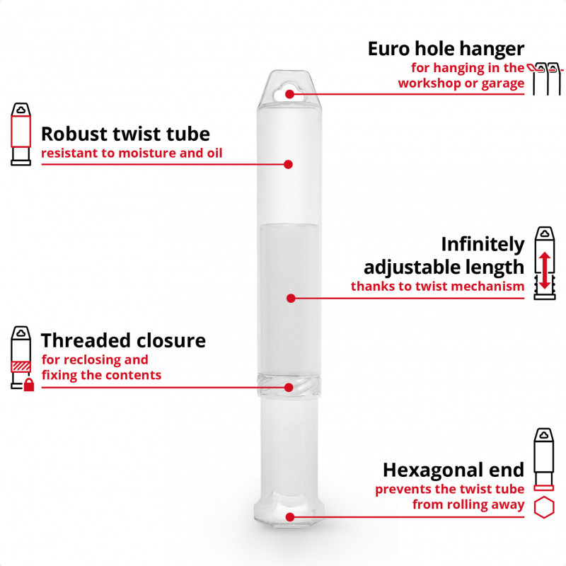 Zestaw wierteł udarowych SDS-plus EINHELL-KWB, Ø 6-14 mm (7-częściowy, 210 mm)