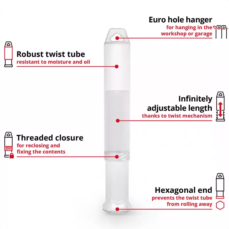 Zestaw wierteł udarowych SDS-plus EINHELL-KWB, Ø 6-14 mm (7-częściowy, 210 mm)
