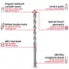 Zestaw wierteł udarowych SDS-plus EINHELL-KWB, Ø 6-14 mm (7-częściowy, 210 mm)