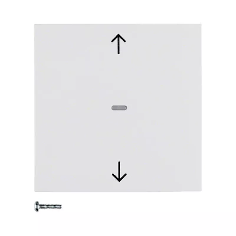Berker 85241189 Przełącznik żaluzjowy S.1/B.3/B.7 Polarna biel błyszcząca