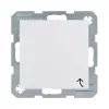Berker 47528989 Gniazdo Schuko Typ F 1-Gang IP44 Biały Polarny Błyszczący S.1