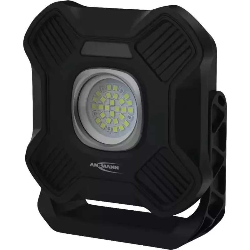 ANSMANN WL2000R Akumulatorowa lampa robocza LED, czarna, 20W, 2000lm, z magnesem, hakiem, statywem - 1 szt. (1600-0755)