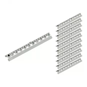 Oznaczniki numeryczne GoodConnections do kabli światłowodowych LC, oznaczenia od 0 do 9, zestaw 10 sztuk, Good Connections® (GC-N0070)