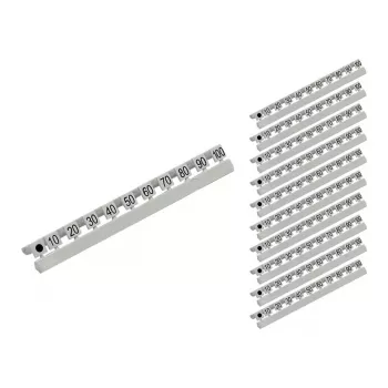 Znaczniki numeryczne GoodConnections do kabli światłowodowych LC, oznaczenie od 10 do 254,00 cm w krokach co 10, zestaw 10 sztuk, Good Connections® (GC-N0071)