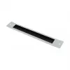 GoodConnections Listwa szczotkowa 380 mm x 57 mm do obudowy ściennej Good Connections® 19 inch FLAT-Pack (GC-RFxxxG), jasnoszary (RAL7035)