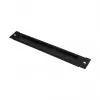 GoodConnections Brush Strip 380 mm x 57 mm do Good Connections 19 inch Szafy Ściennej FLAT-Pack (GC-RFxxxS), Głęboka Czerń (RAL 9005)